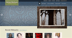 Desktop Screenshot of calvarymortuarybeaumont.com