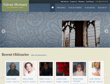 Tablet Screenshot of calvarymortuarybeaumont.com